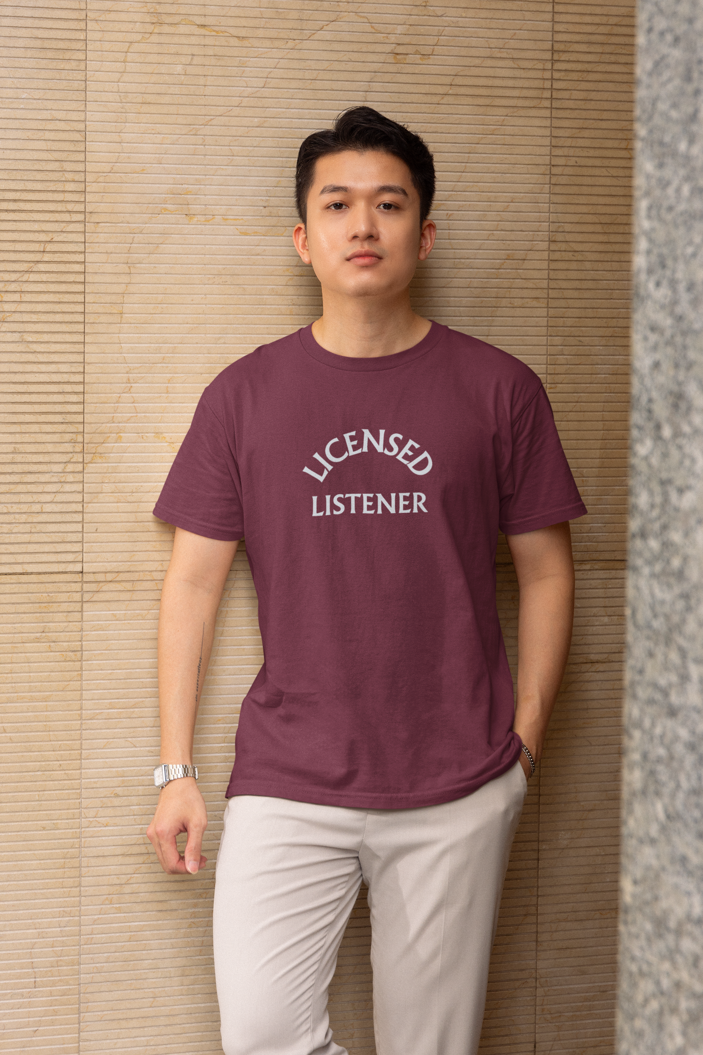 Licensed Listener T-Shirt – Mental Health Support Tee for Empaths & Good Listeners