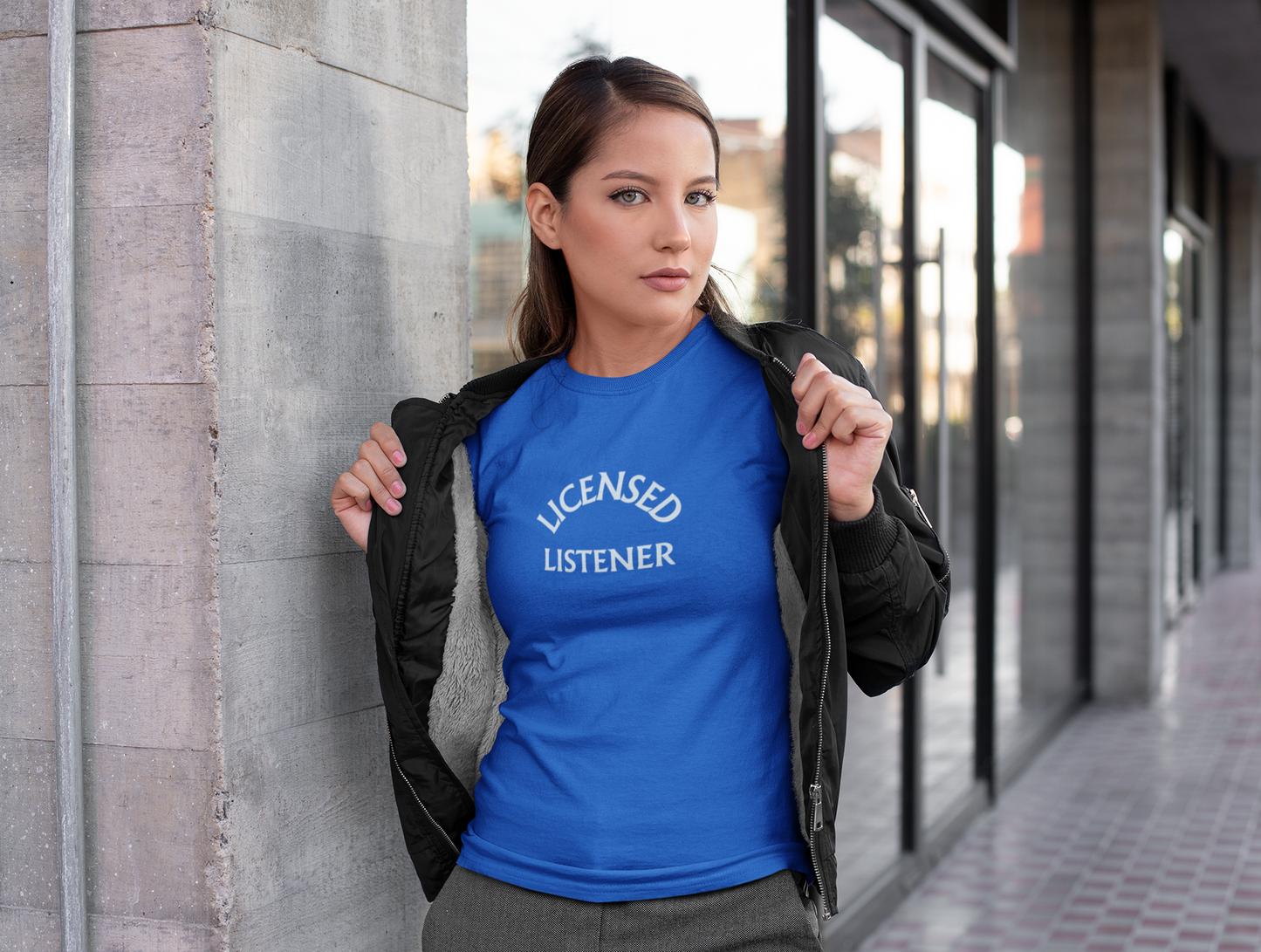 Licensed Listener T-Shirt – Mental Health Support Tee for Empaths & Good Listeners